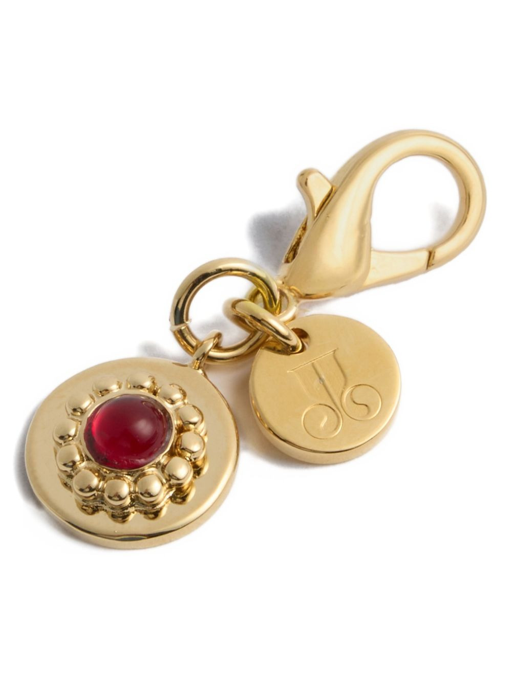 red stone charm necklace - 4