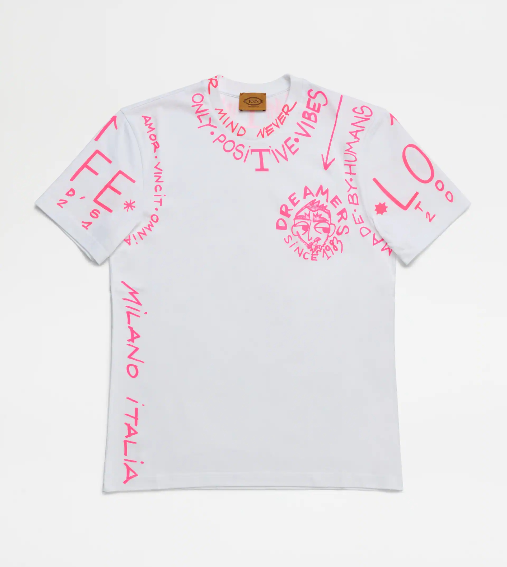 T-SHIRT - WHITE, PINK, VIOLET - 1