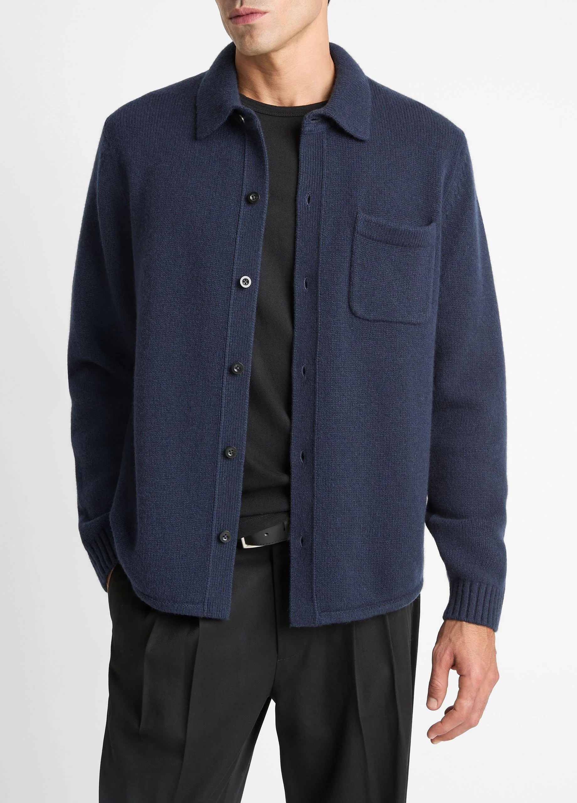 Wool Sweater Shirt - 1