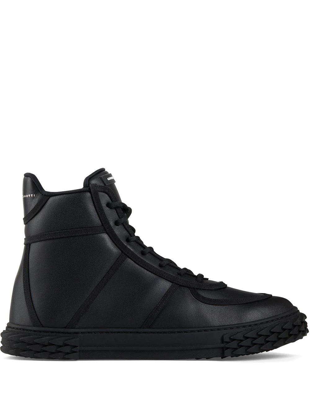 Blabber high-top leather sneakers - 1