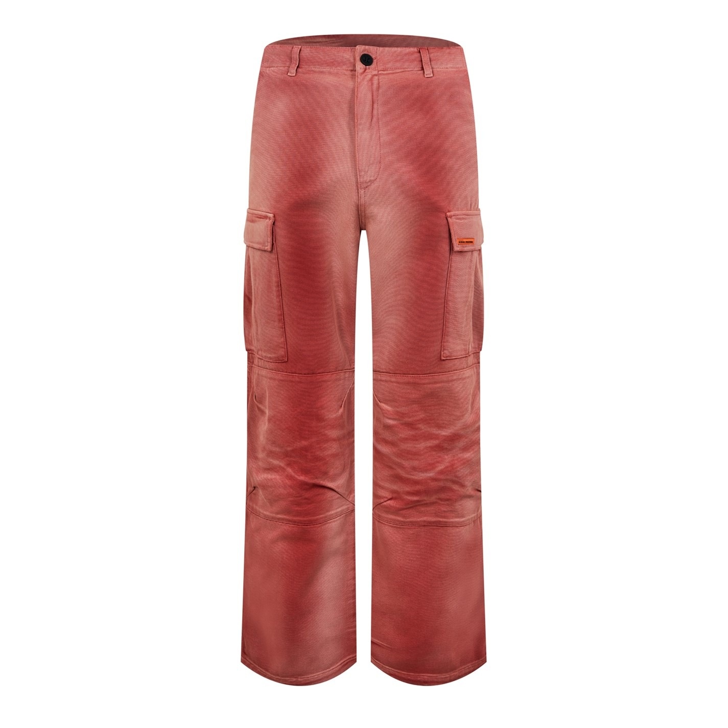 DISTRESSED CANVAS CARGO TROUSERS - 4