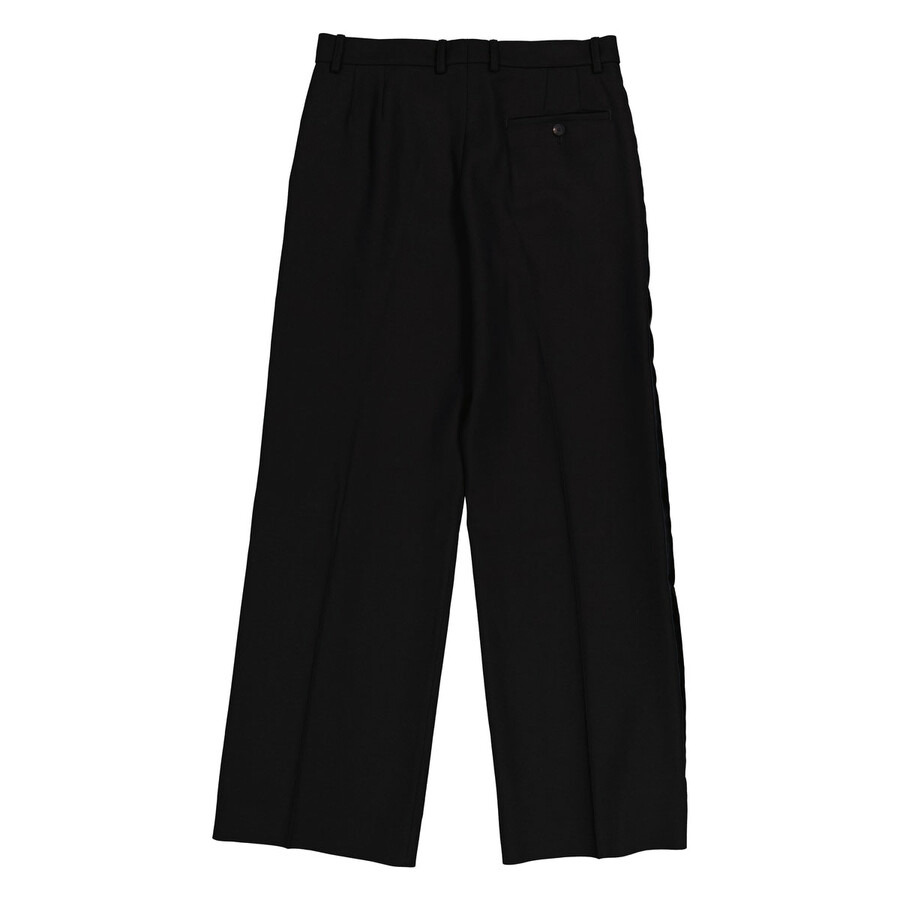 Balenciaga Black Side Stripe Rental Tuxedo Pants - 2