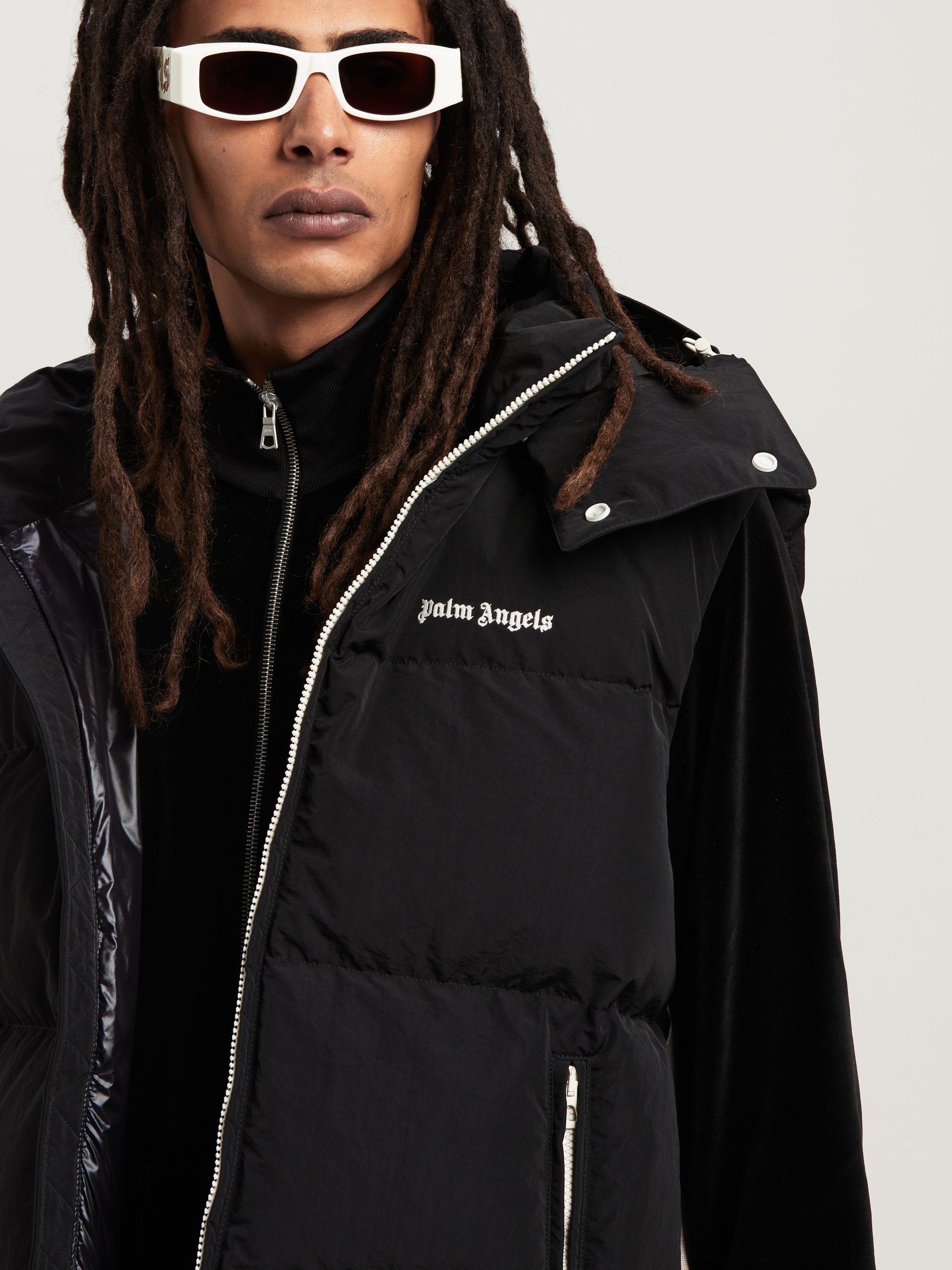 Classic Track Hoodie Down Vest