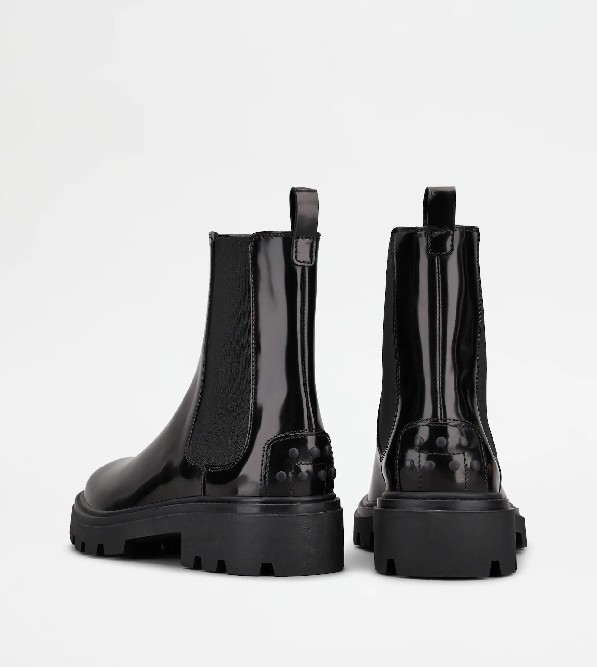 TOD'S CHELSEA BOOTS IN LEATHER - BLACK - 3