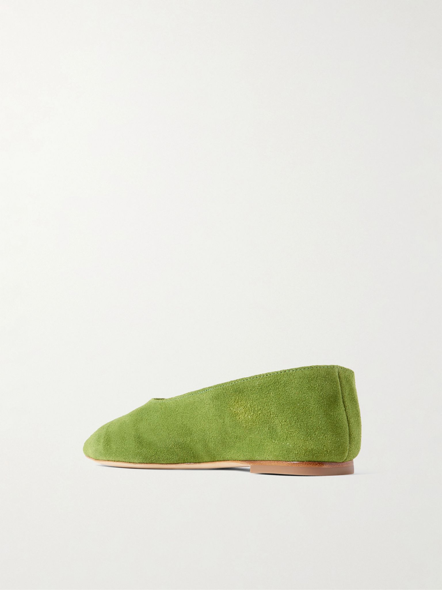 Alba suede ballet flats Green - 3