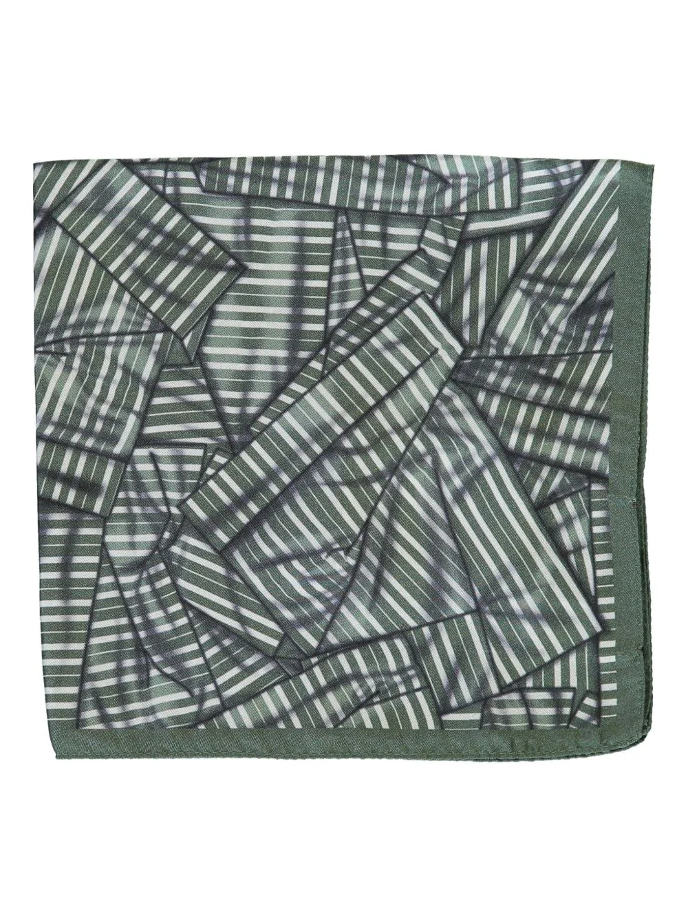 patterned-print scarf - 1