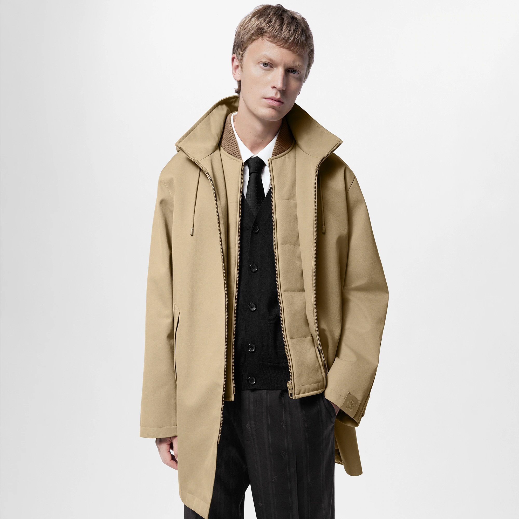 Long 2-In-1 Technical Cotton Parka - 6