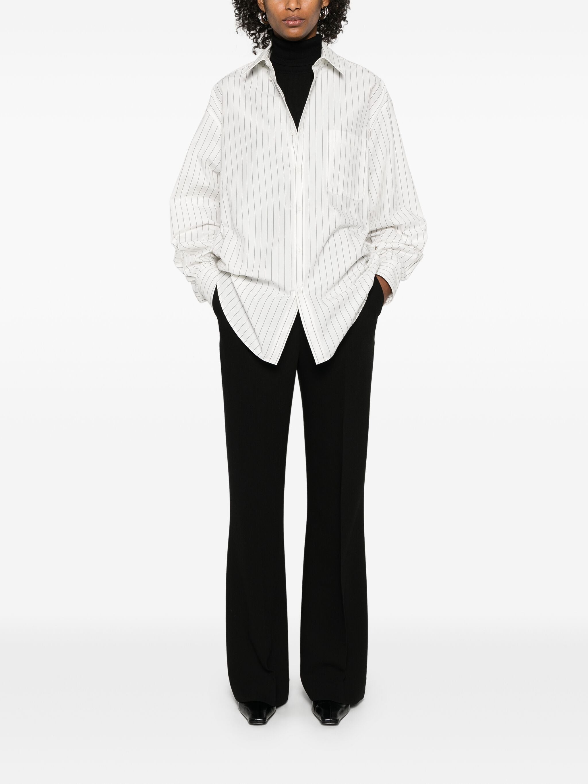 Toteme Women Flared Evening Trousers - 4