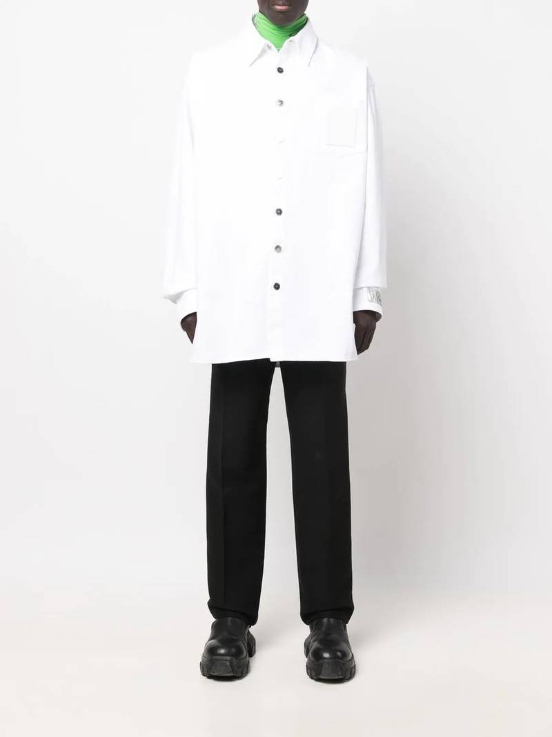 Raf Simons long-sleeve denim shirt outlook