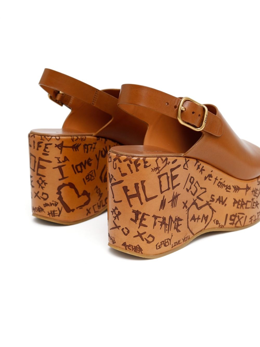 130mm Maxime wedge sandals - 3