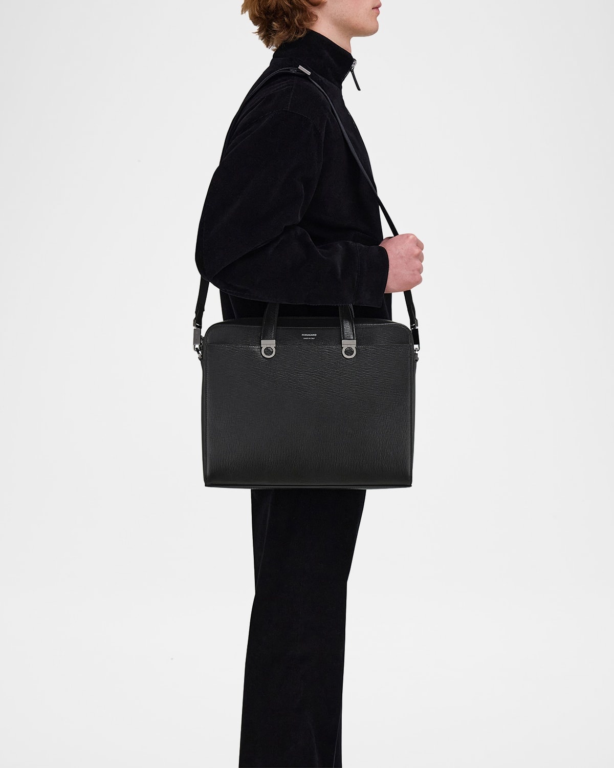 Men's Trading Leather Briefcase - 2