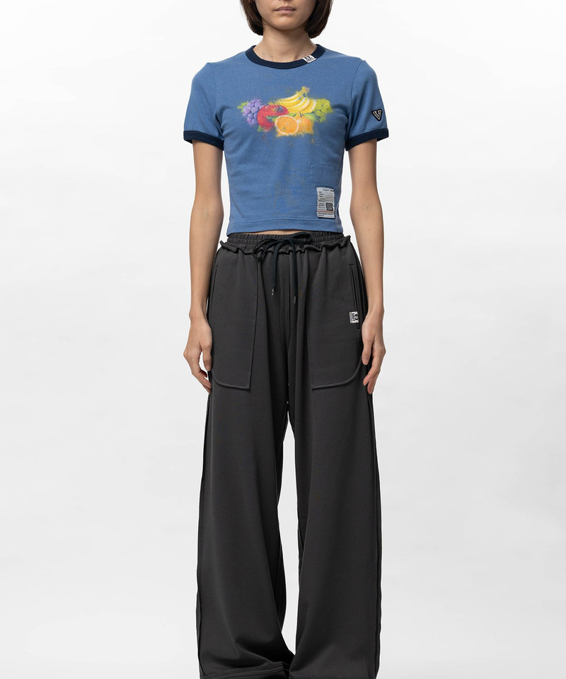 Fruit Printed Ringer Mini T-shirt 1