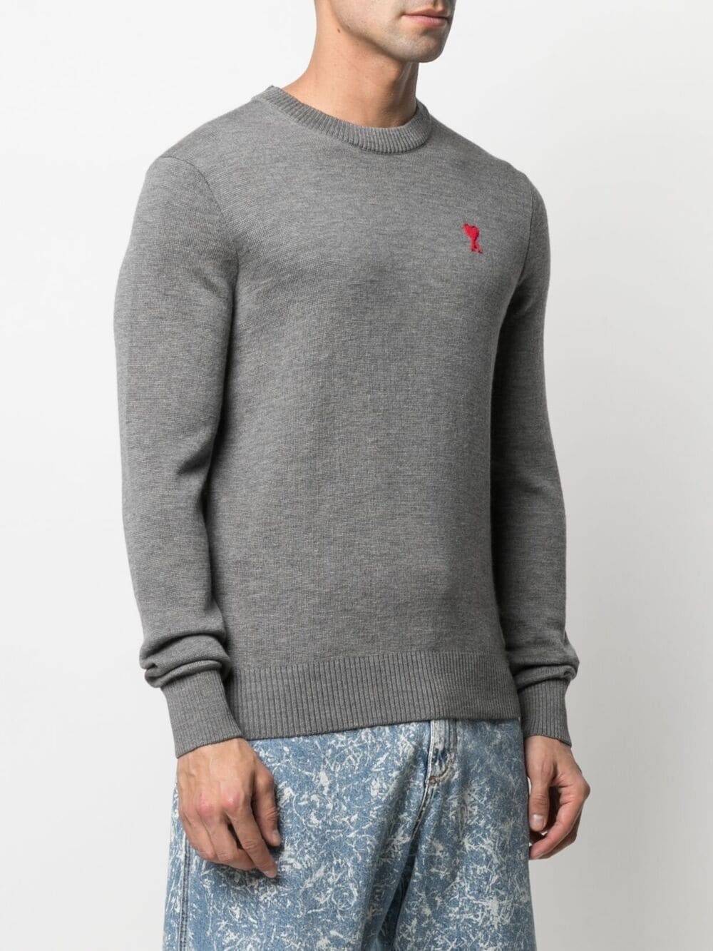 Ami de Coeur crew-neck jumper - 3