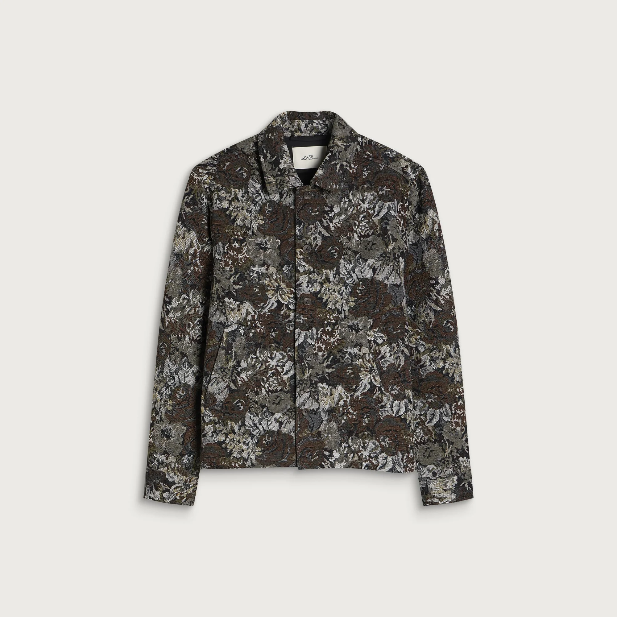 Les Deux Rose Jacquard Overshirt - 1