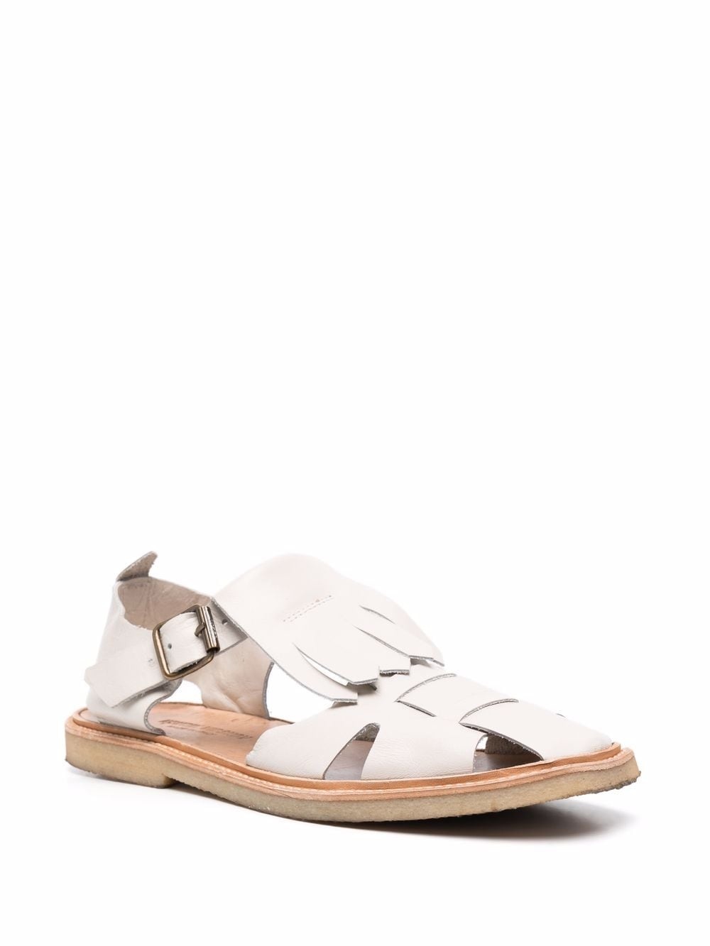 side-buckle fastening sandals - 2