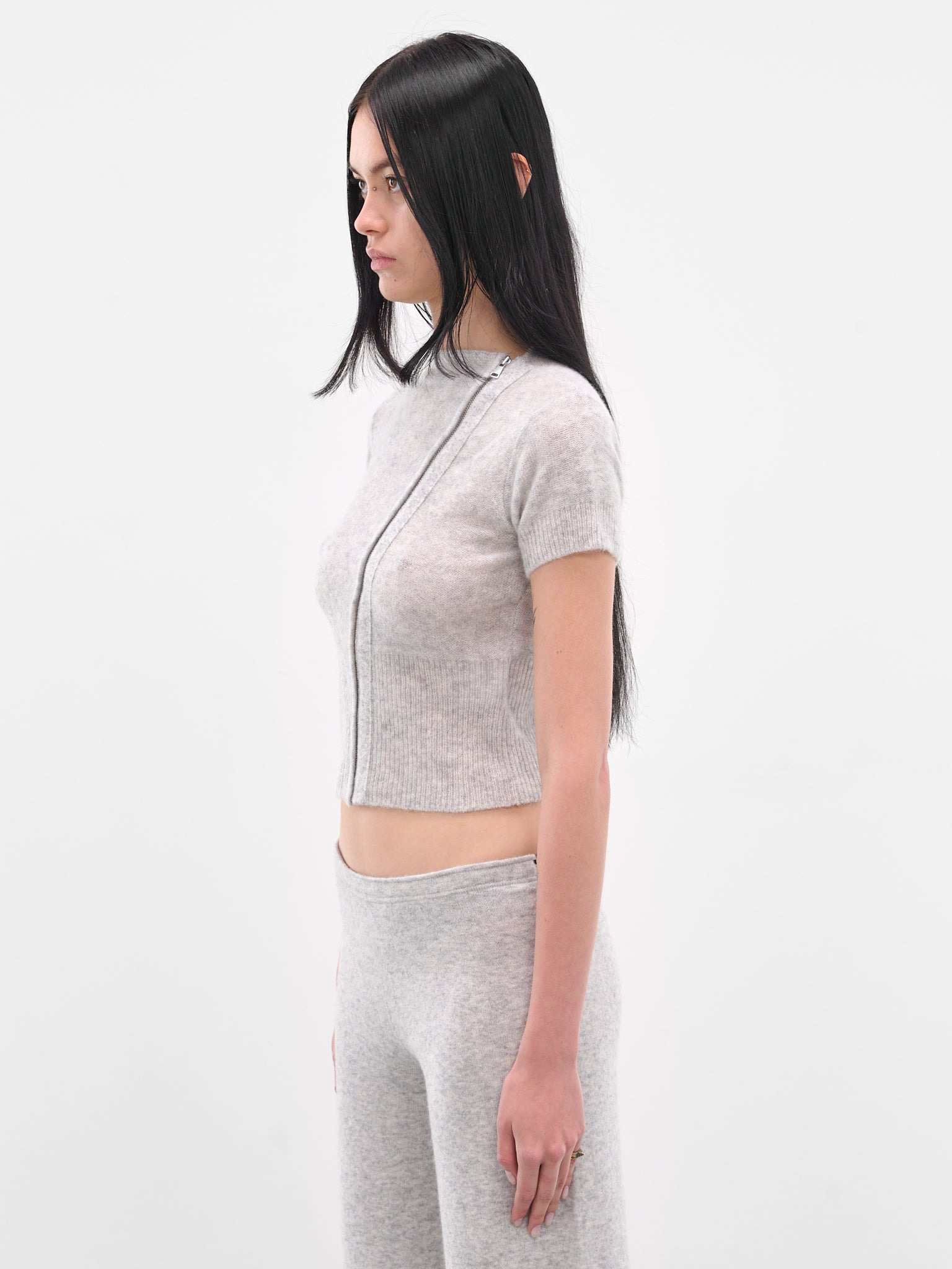 Gray Fog Knit Top - 2