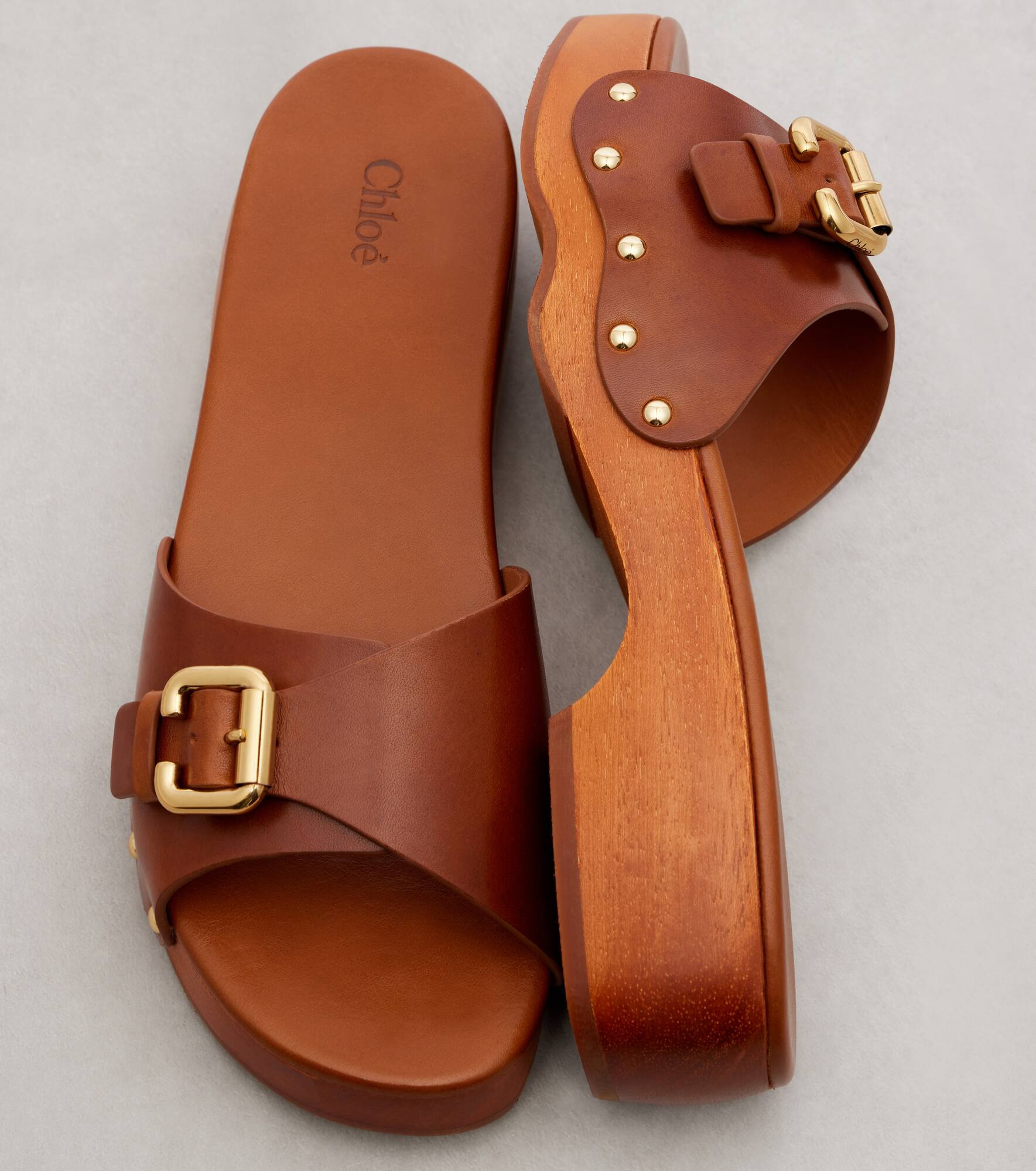 Jeannette leather mules - 5
