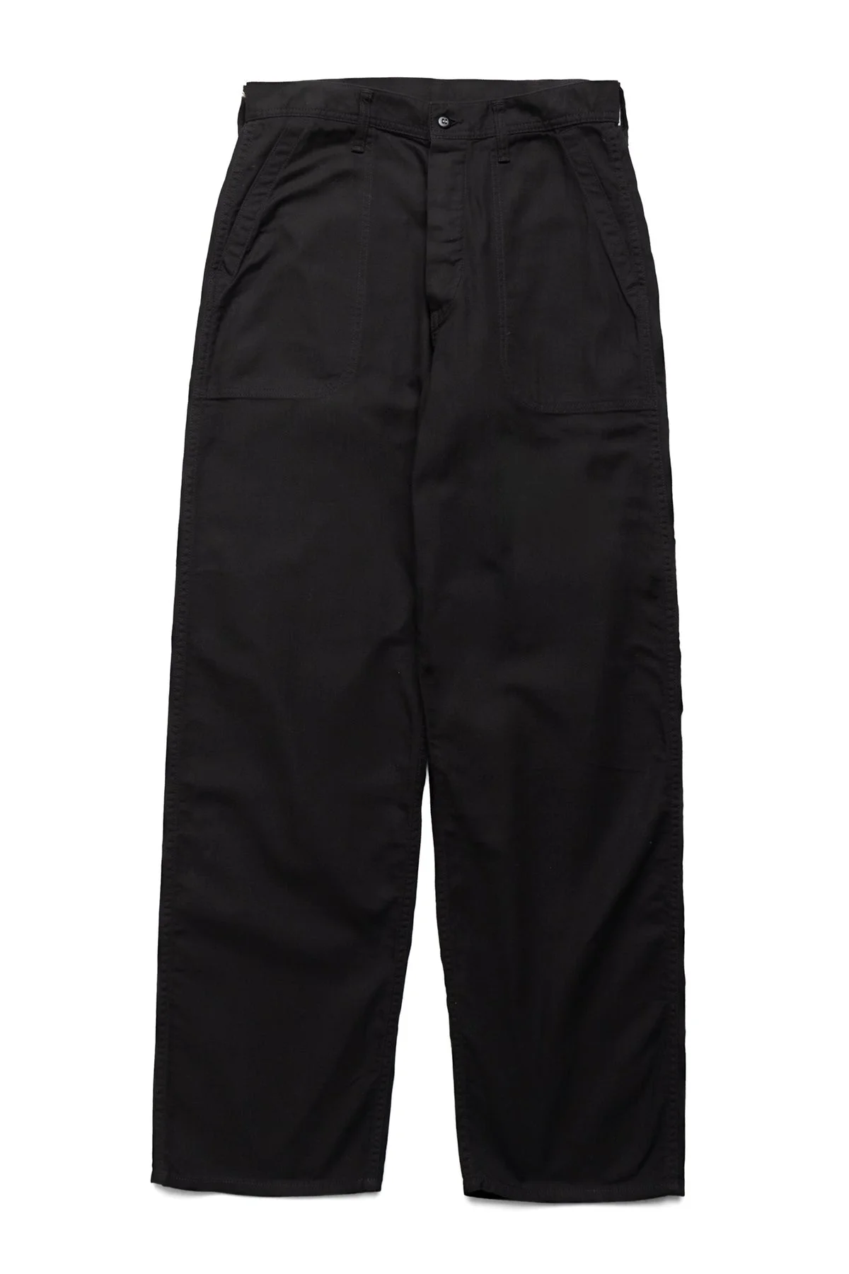 USN Herringbone Seamen's Trousers - Black - 1