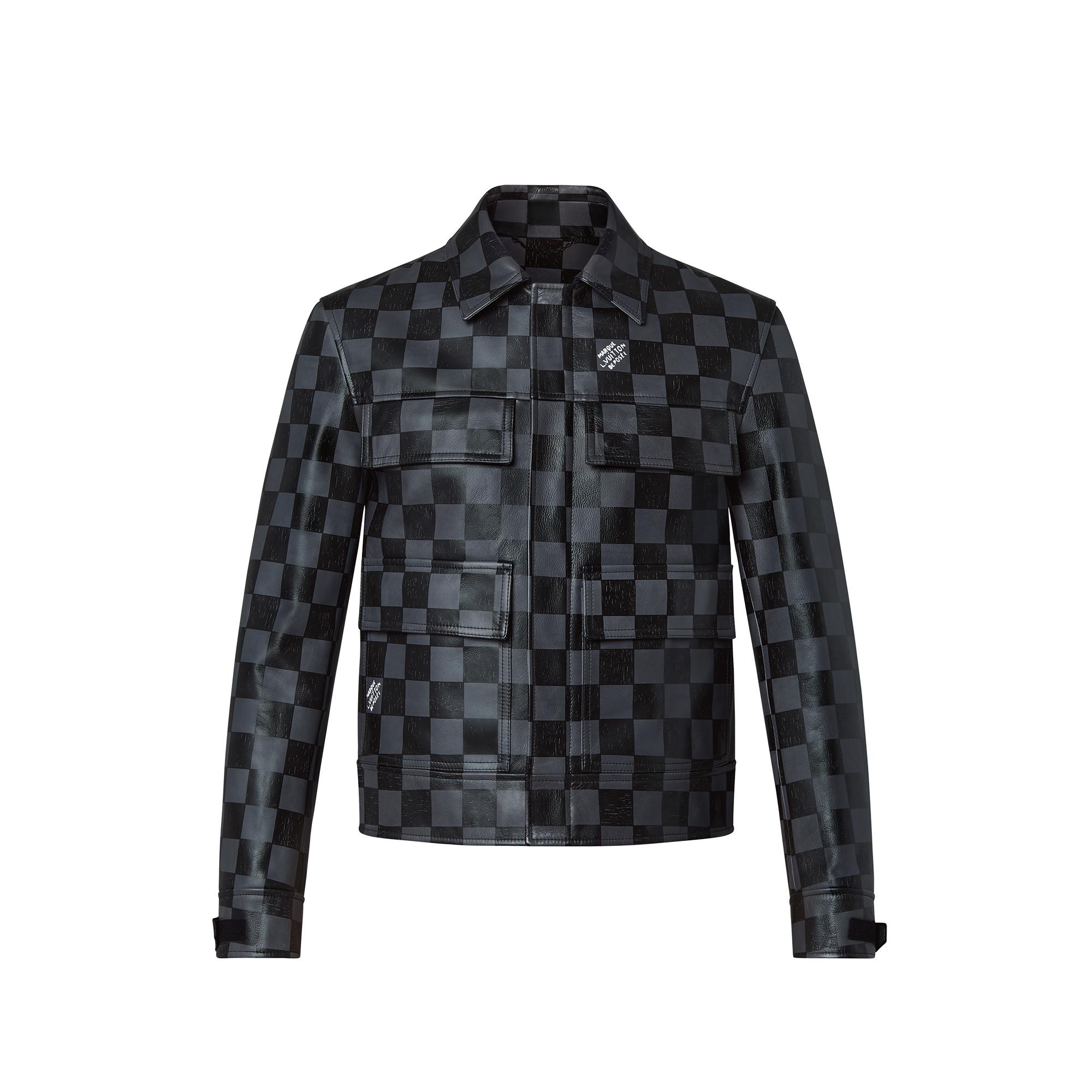 Damier Leather Jacket - 1