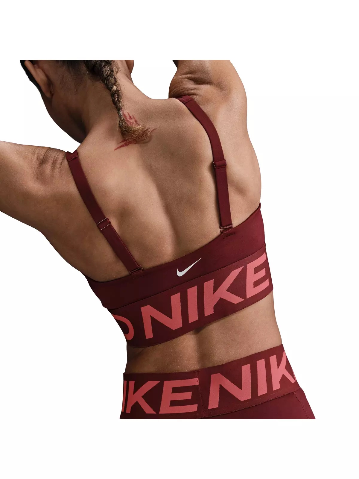 Women's Pro Indy Plunge Sports Bra - Red - 2