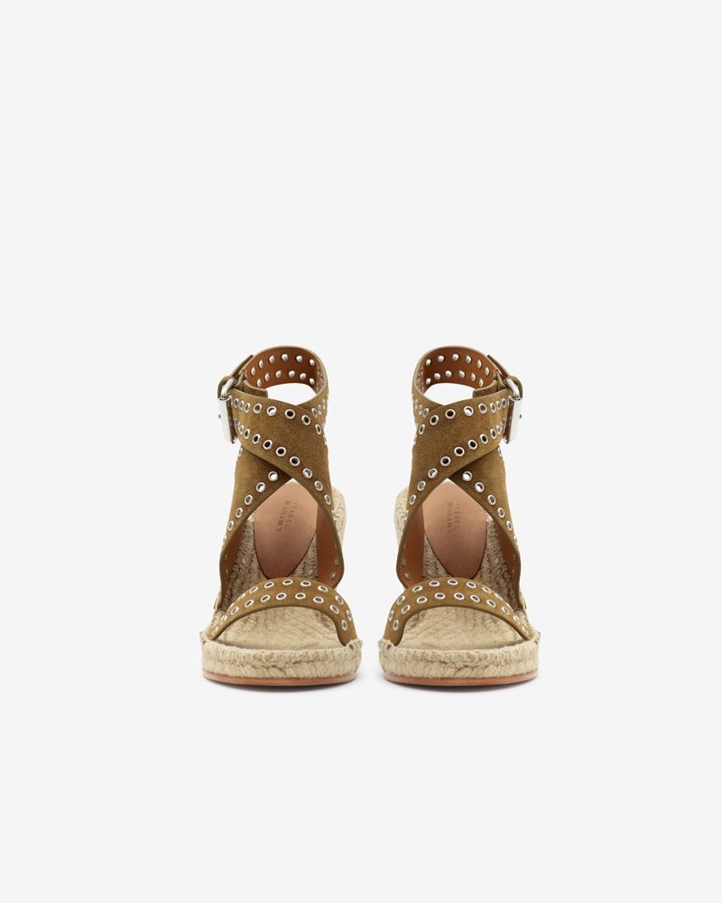 IRIANE LEATHER ESPADRILLES - 4