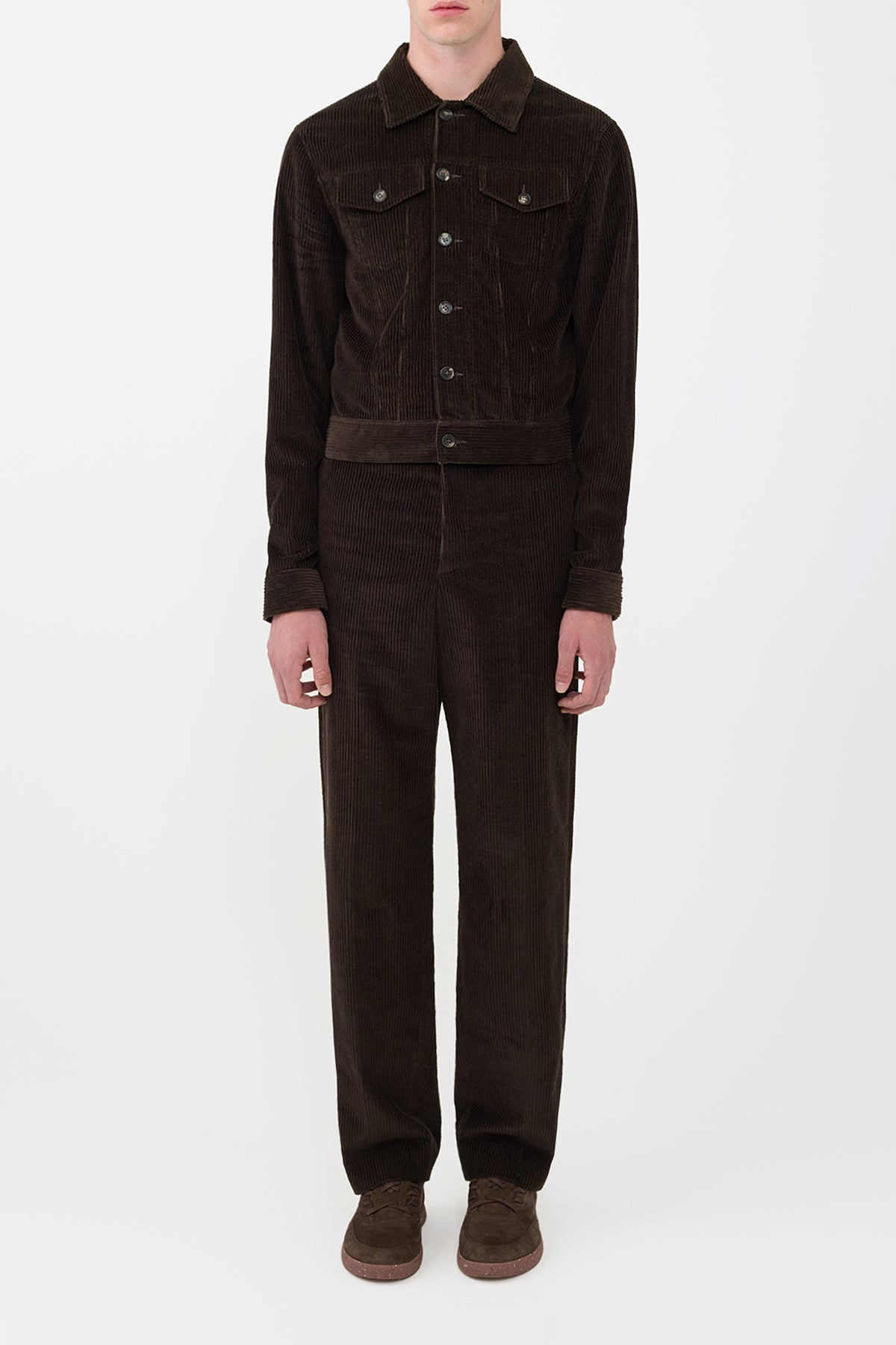 Barry Trucker in Chocolate Cashmere Corduroy - 3