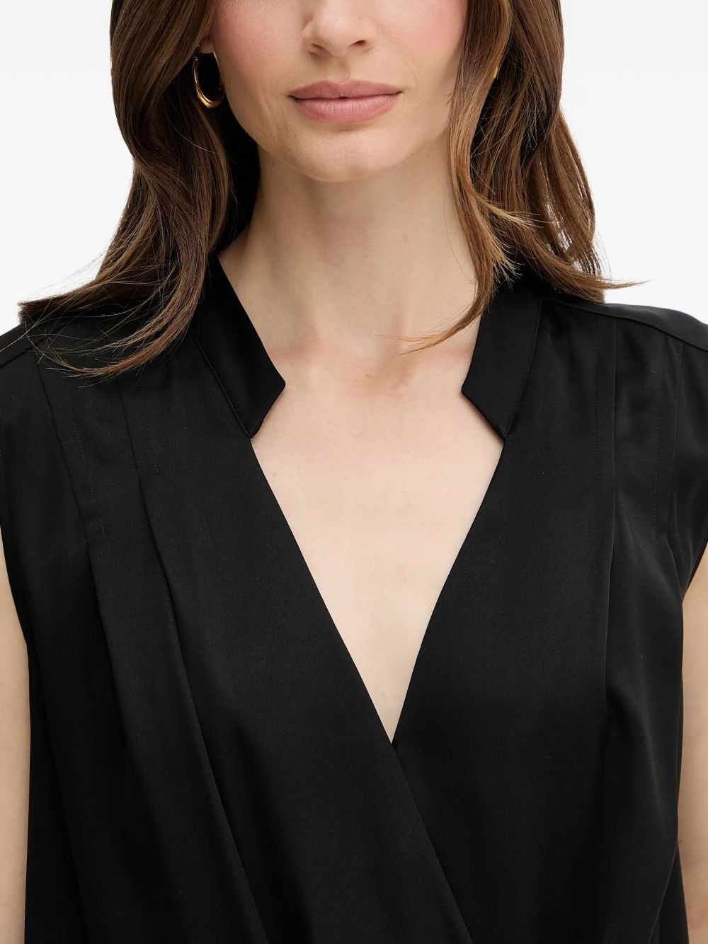 v-neck blouse - 4