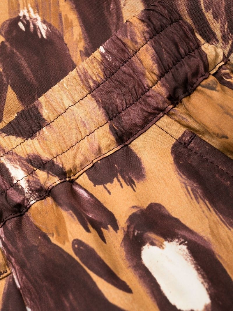 all-over leopard-print shorts - 6