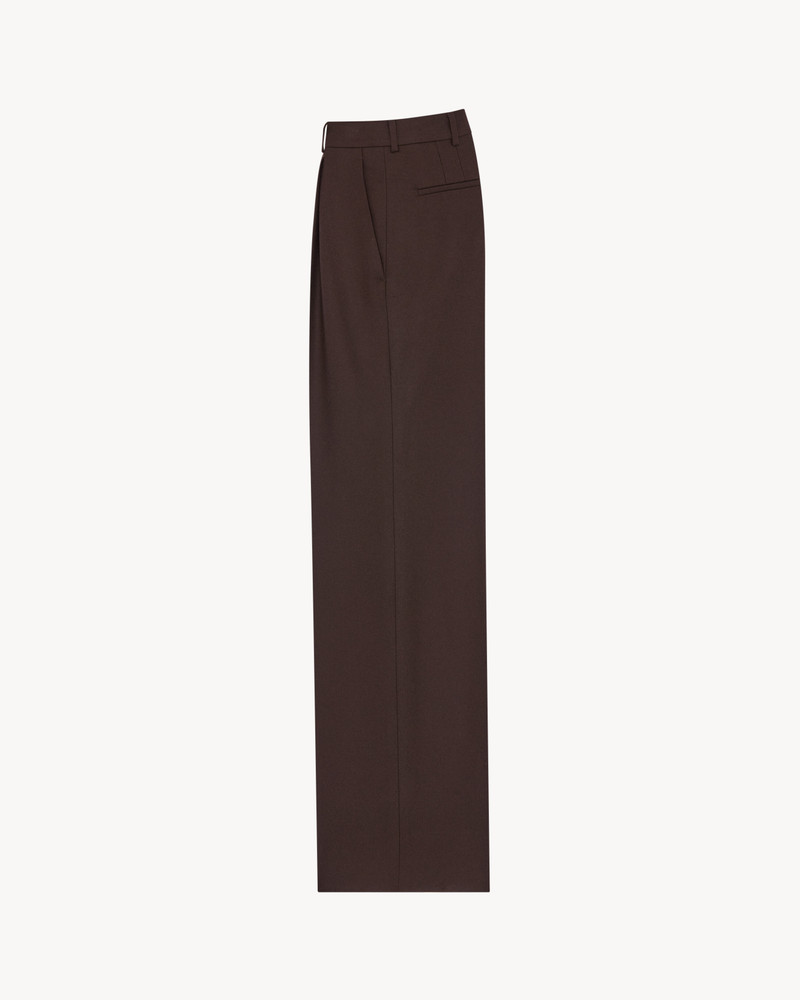 FLUID PANTS IN BRUSHED WOOL FLANNEL 3