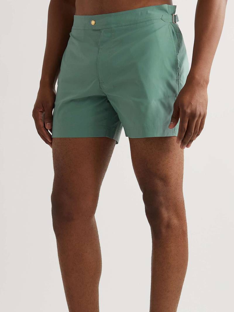 TOM FORD Slim-Fit Short-Length Swim Shorts outlook
