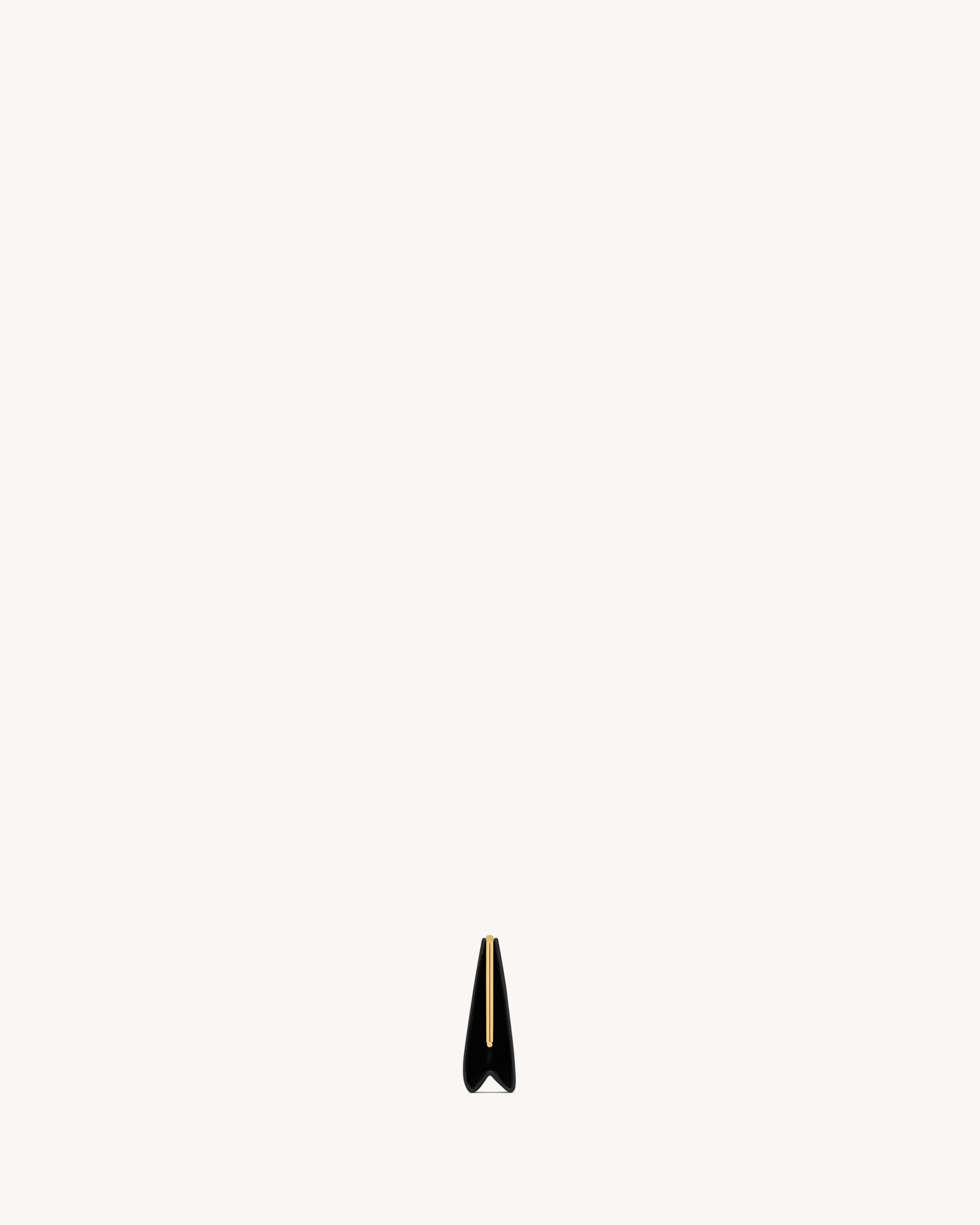 MIDNIGHT LARGE CLUTCH IN SMOOTH LEATHER - 3