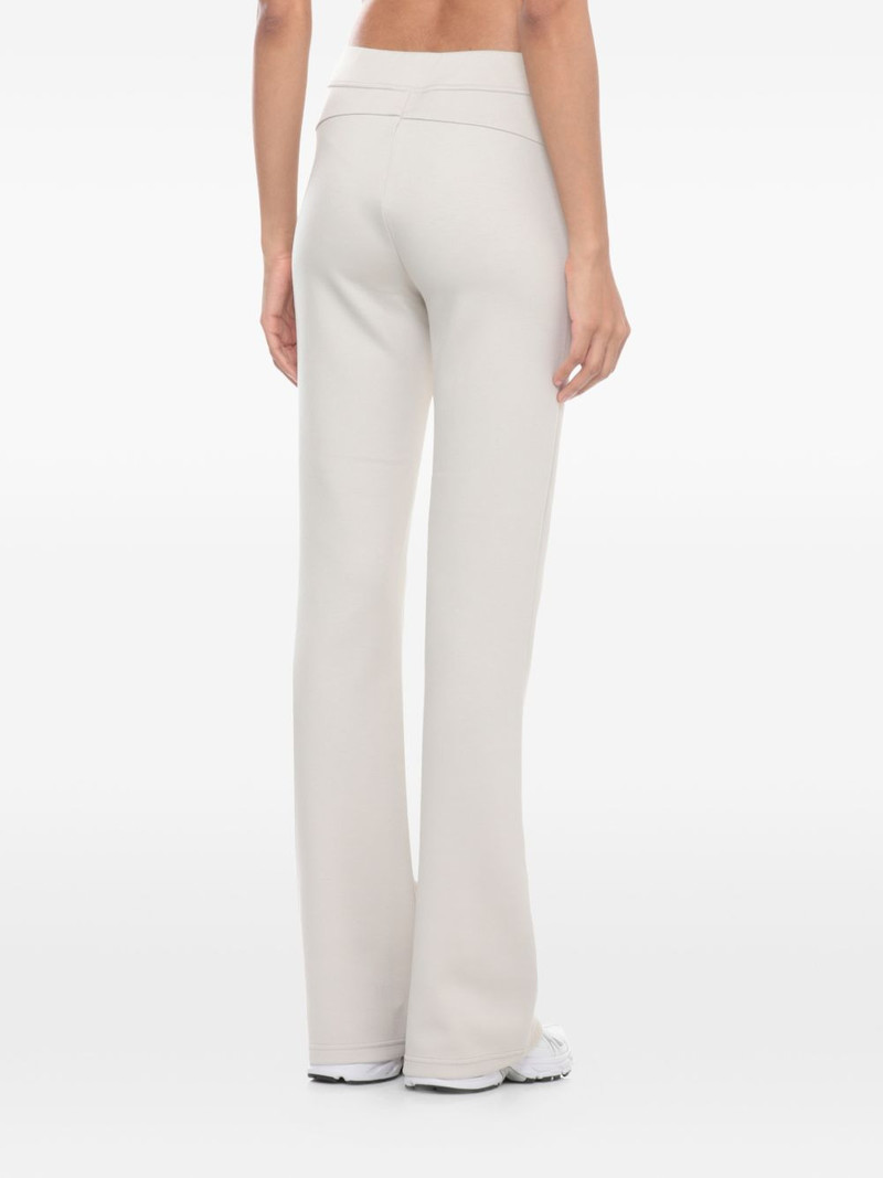 flared logo trousers 4