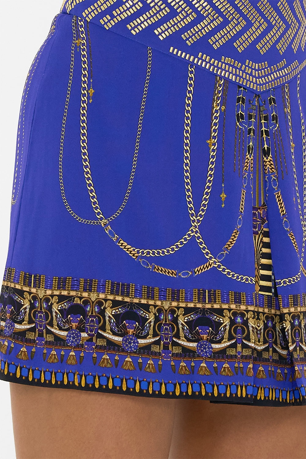 SHAPED WAISTBAND MINI SKIRT - 7