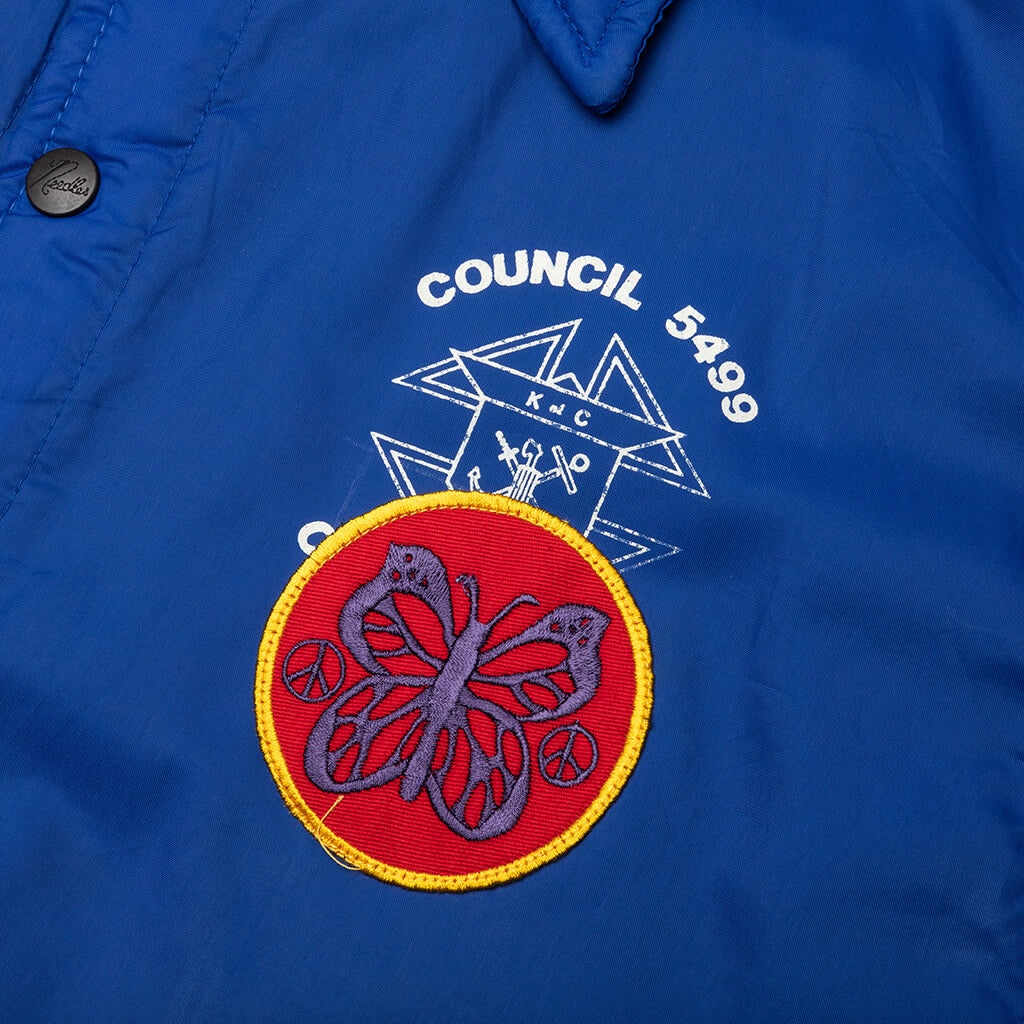 COACH JACKET COVERED JACKET - BLUE - 3