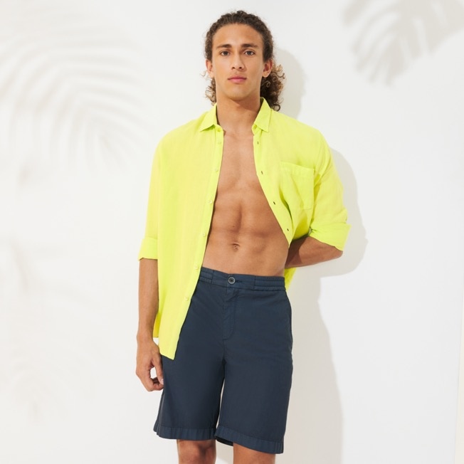 Men Jogging Gabardine Bermuda Shorts - 5