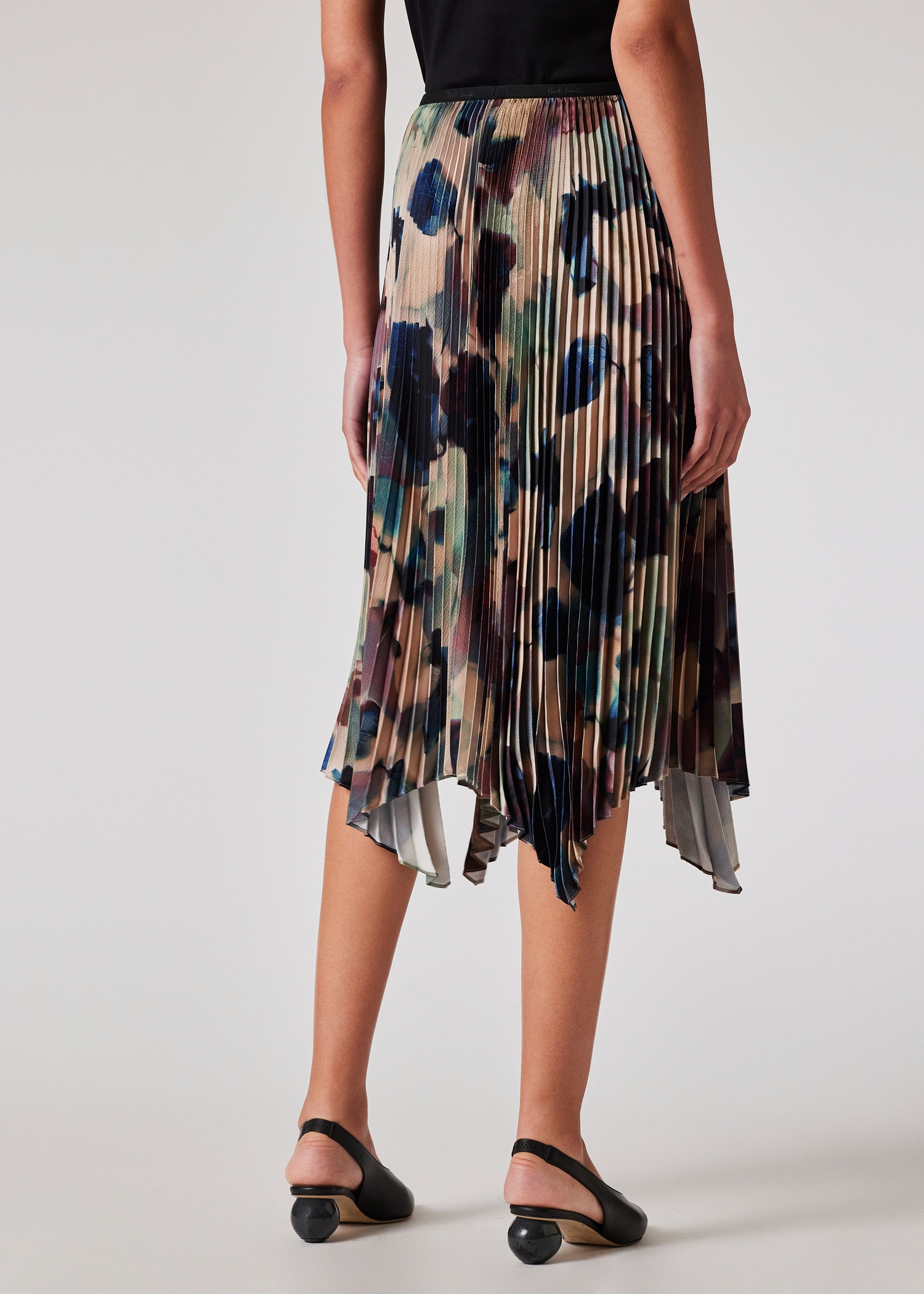 Women's 'Solar' Pleated Midi Skirt - 6