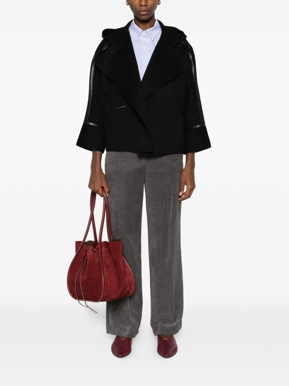 hooded coat - 2