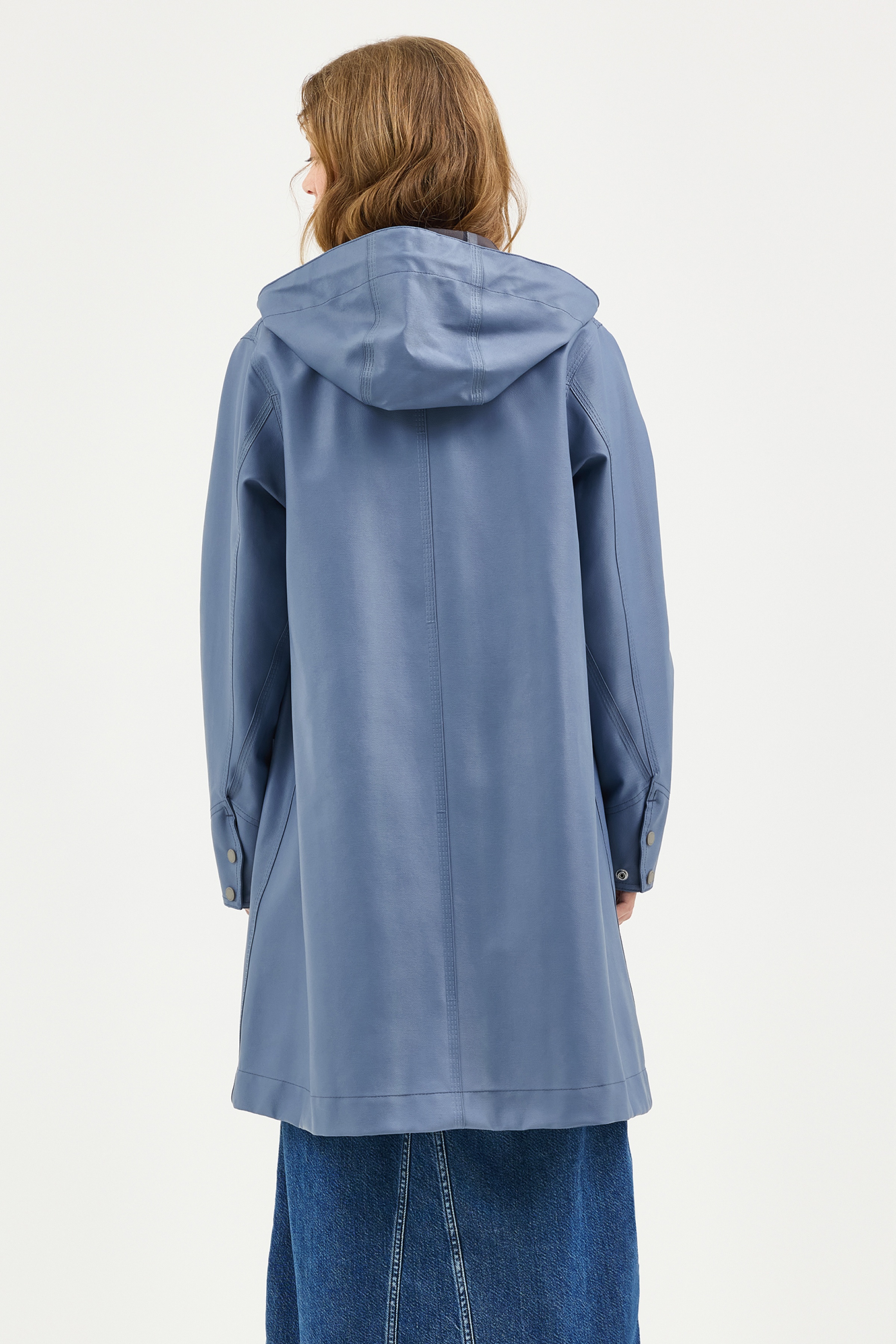 Women´s Lee® x STUTTERHEIM Chore Raincoat Ash Blue - 2
