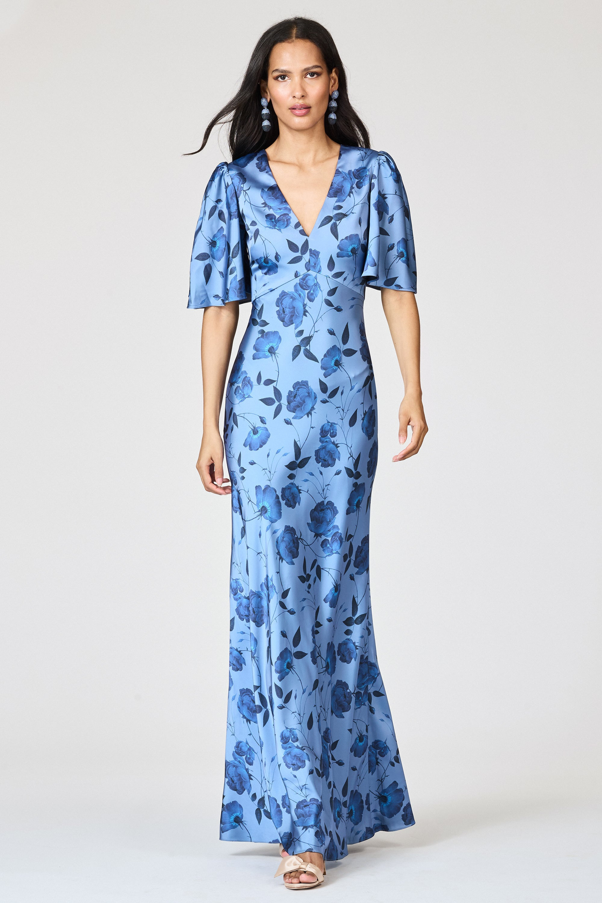 MAE GOWN - WILD STEEL ROSES - 2
