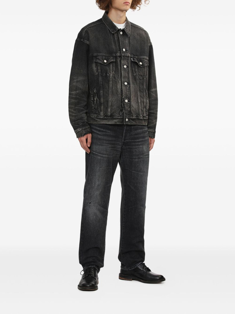 Junya Watanabe MAN whiskering-effect jeans outlook