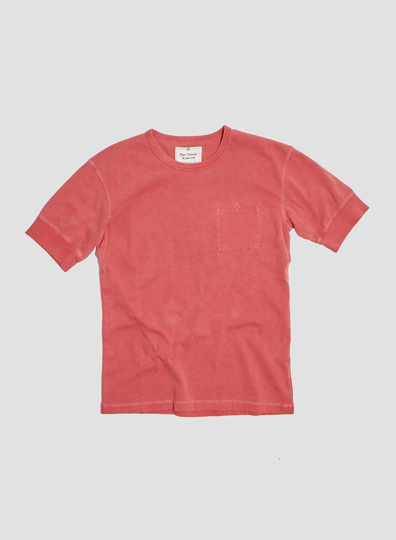 Military Tee in Vintage Red 1