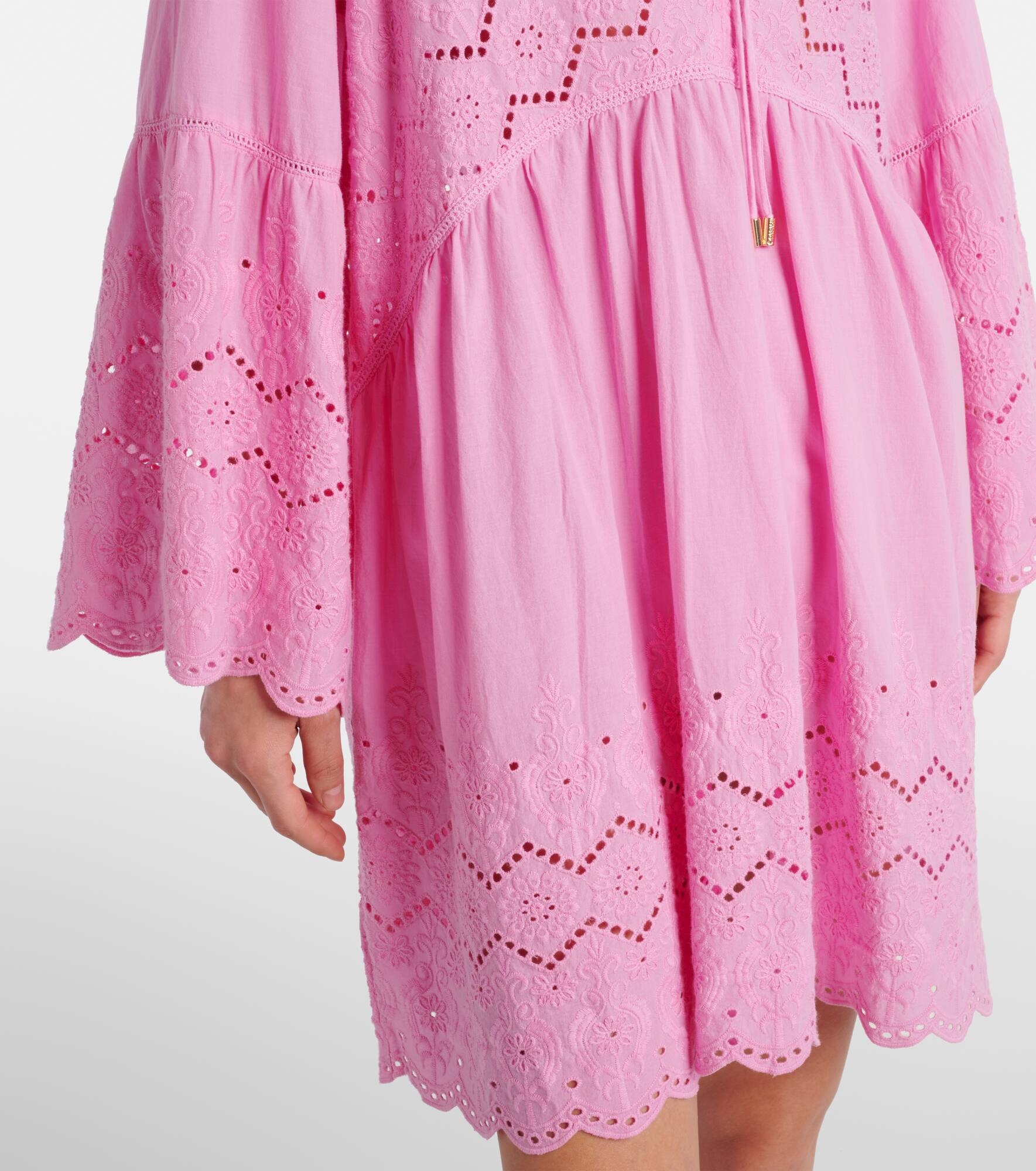 Sebenna embroidered cotton kaftan - 5