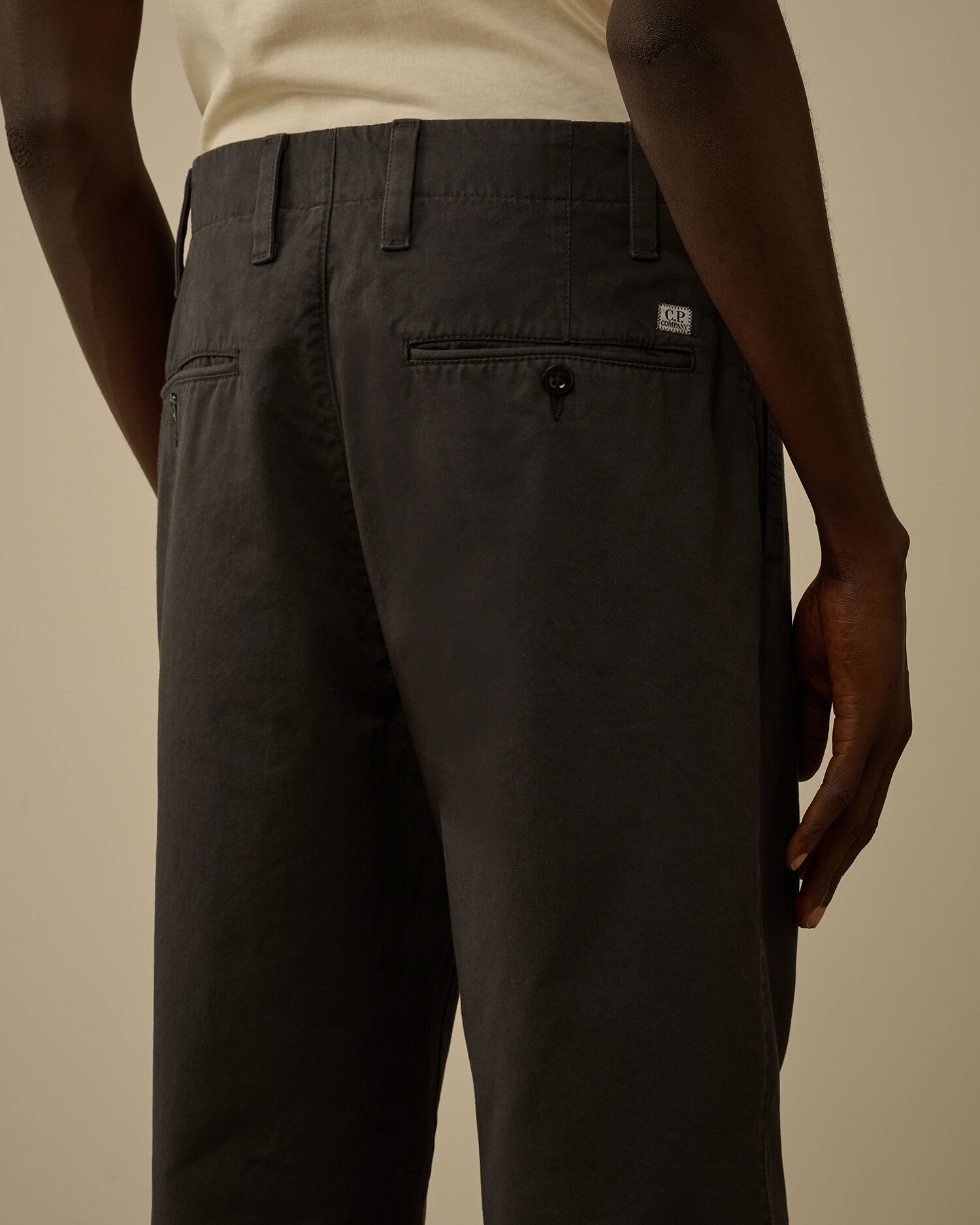 Cotton Gabardine Regular Chino Pants - 6