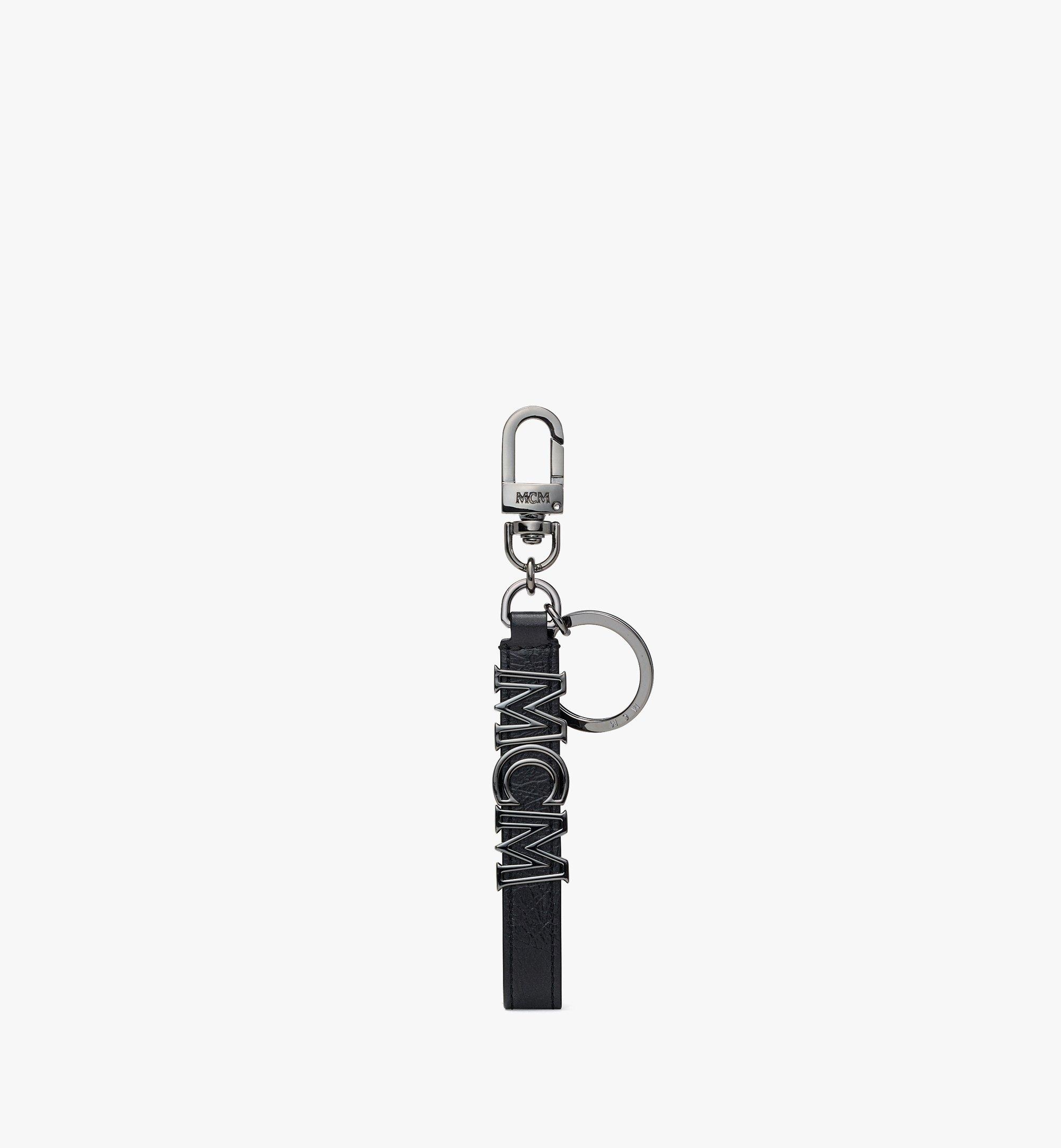 Aren Logo Key Holder in Crushed Leather - 1