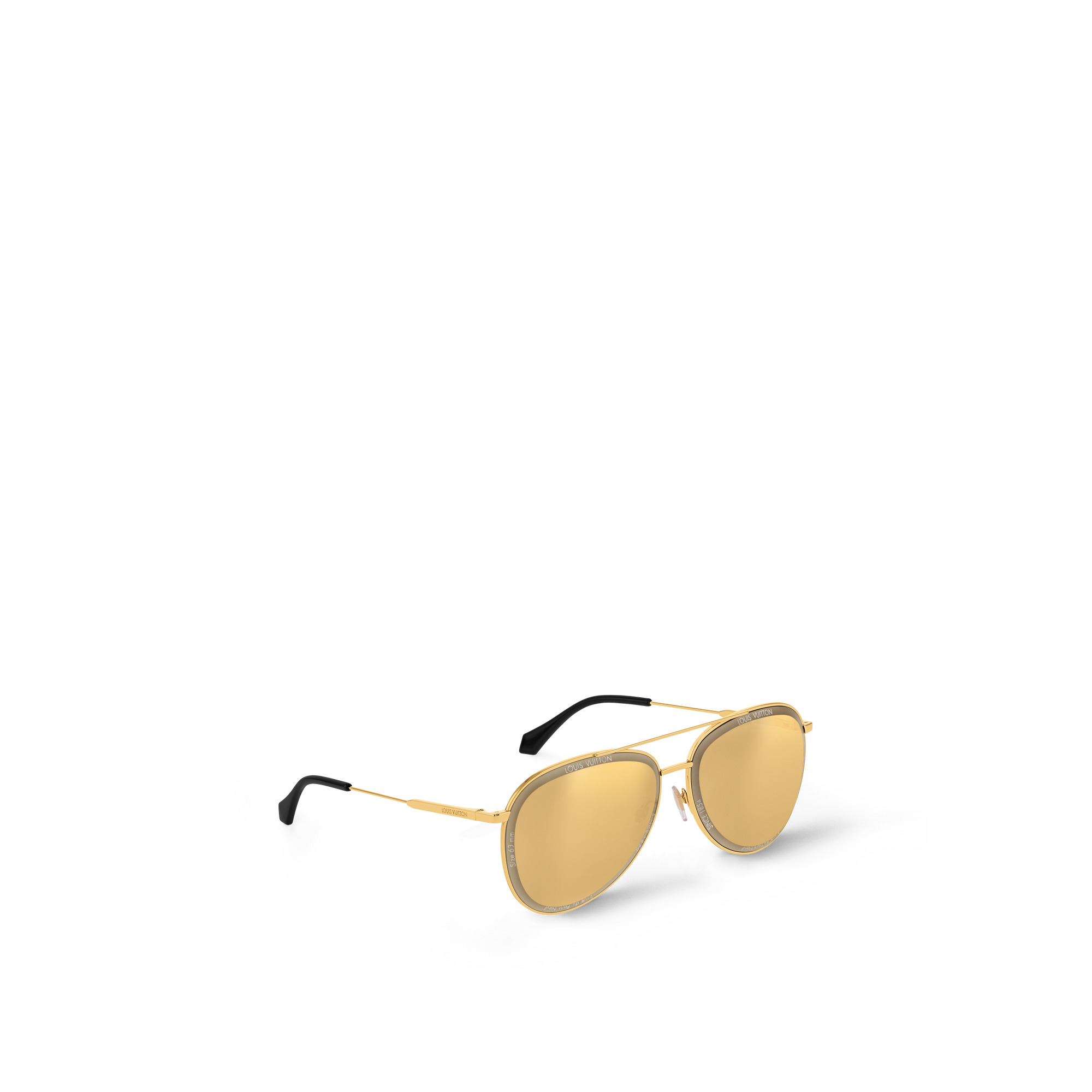 LV Super Vision Metal Pilot Sunglasses - 3