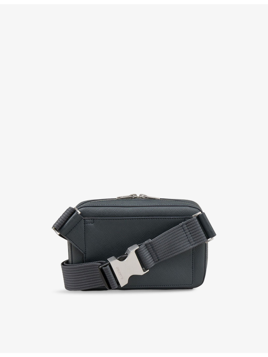 Logo-Embossed Small Leather Bag - 3