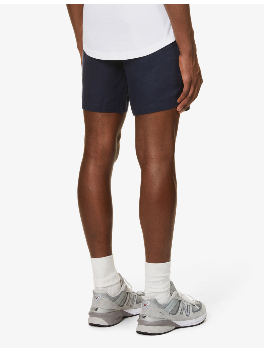 Norwich slim-fit linen shorts - 4
