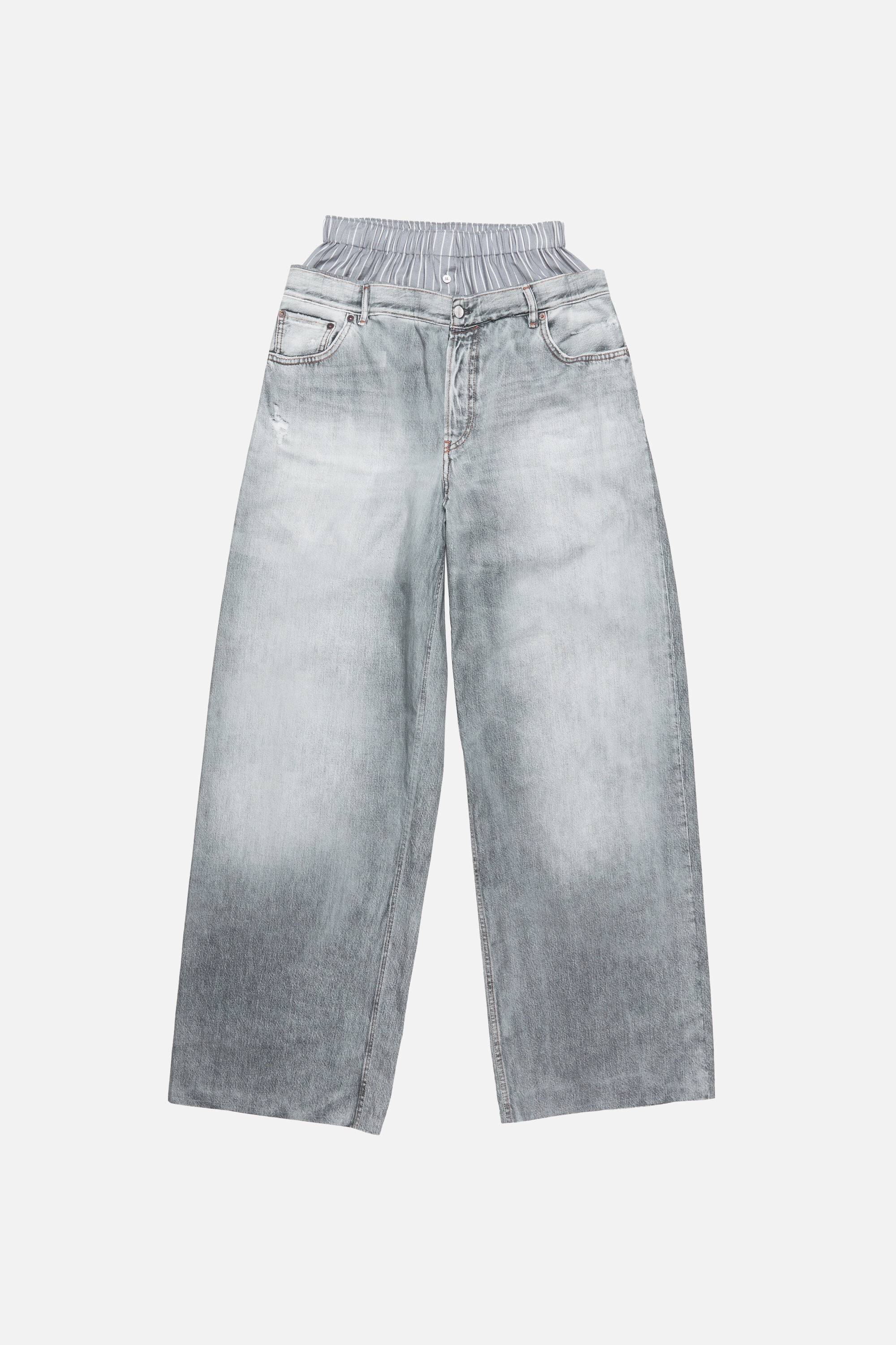 Printed trousers - Grey - 6