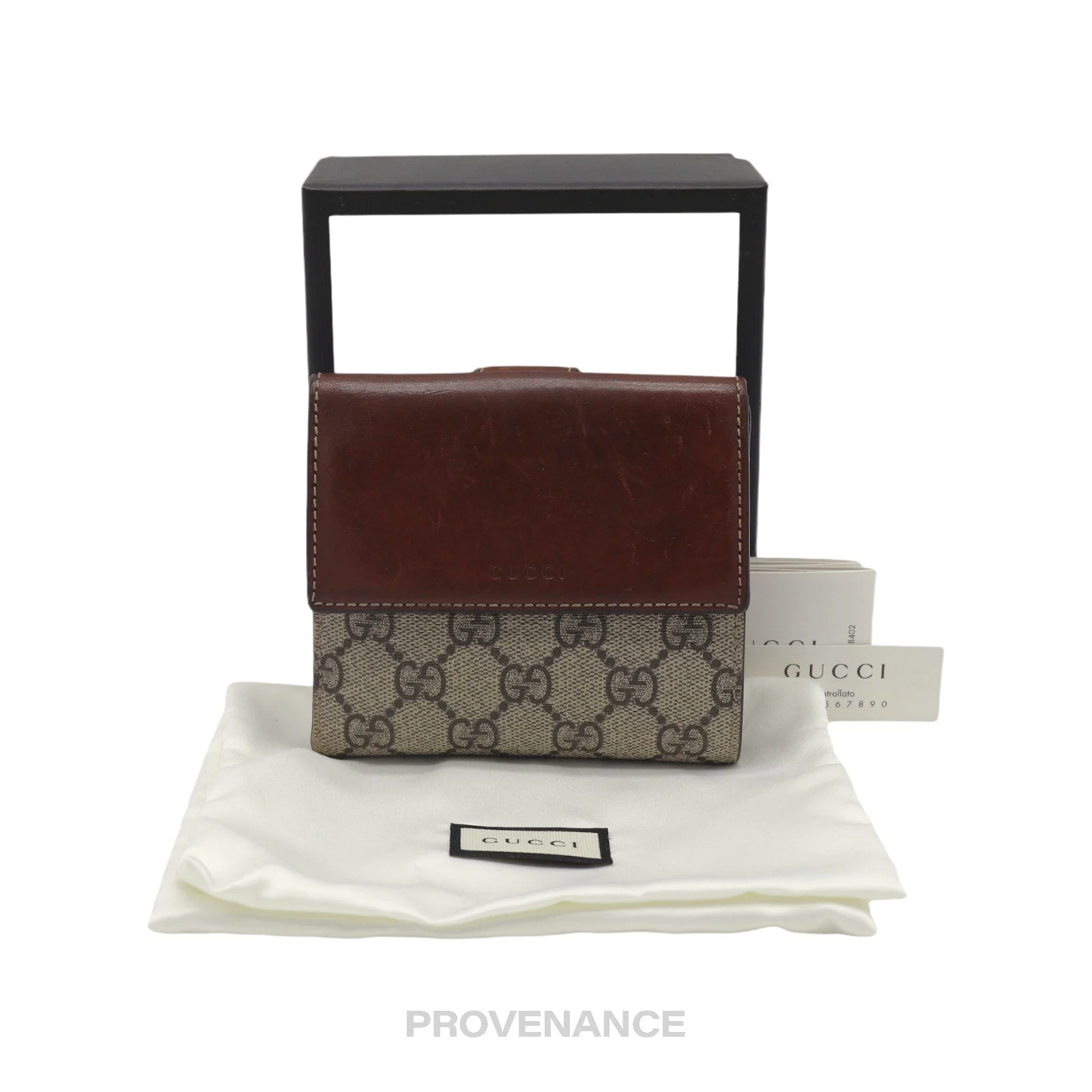 Gucci GG Supreme Trifold Wallet - 1