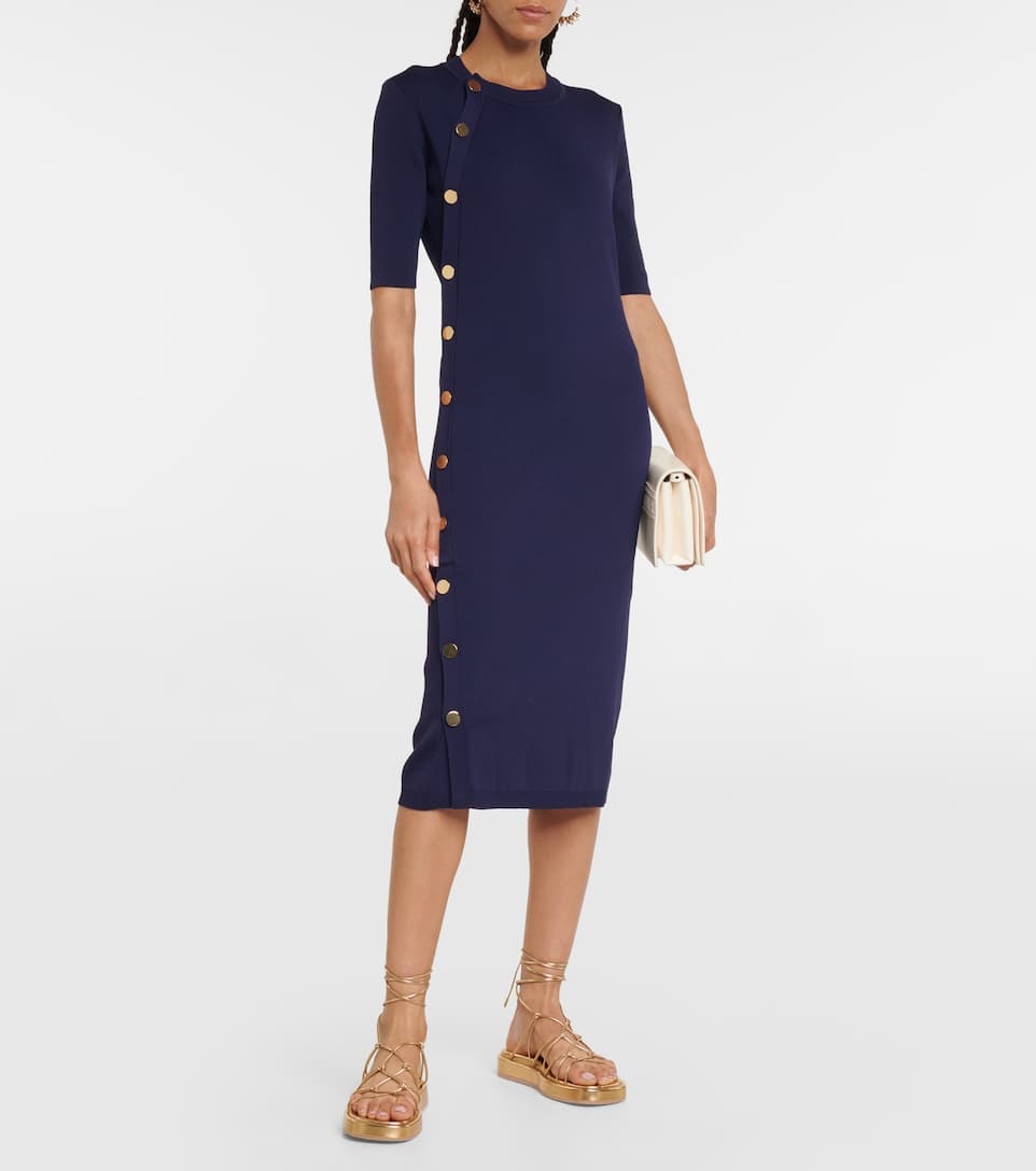 【Altuzarra】 Minamotoリブニットミディドレス Altuzarra 'MINAMOTO' KNIT DRESS | REVERSIBLE